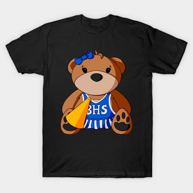 Head Cheerleader Teddy Bear T-Shirt by Alisha Ober Designs